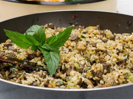 Sausage and rice stuffing, an Italian twist for Thanksgiving