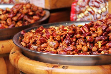 Hot and spicy nuts - pass the beer