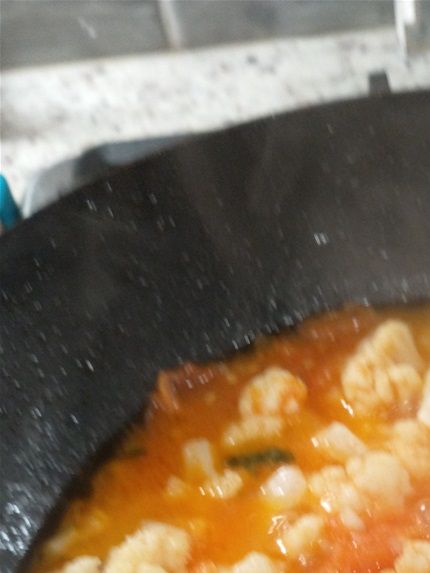 Cauliflower Italian style....tender and sweet