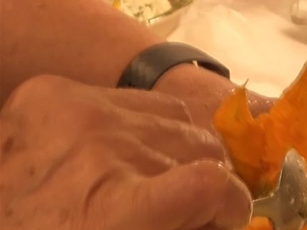 Stuffing Zucchini flowers