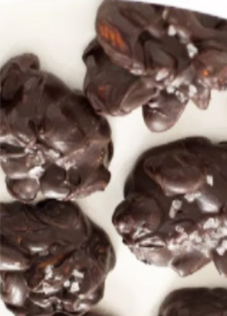 Dark chocolate clusters...mmm